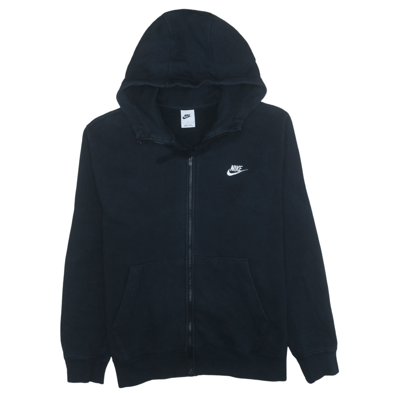 Nike Men's Black Full Zip Hoodie Size L Sportswear