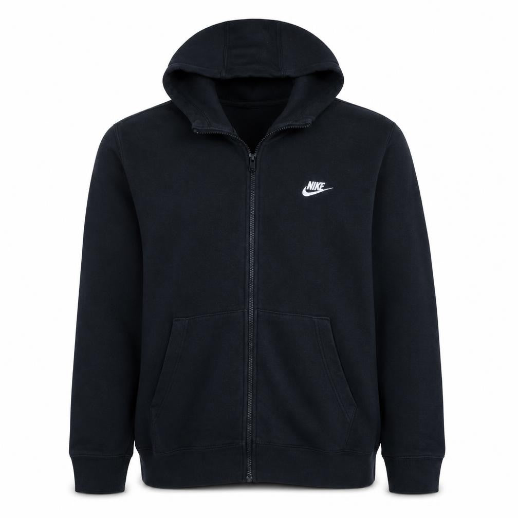 Nike Men's Black Full Zip Hoodie Size L Sportswear