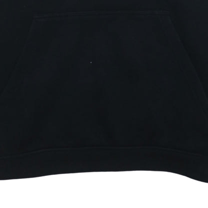 Adidas Men's Black 2XL Pullover Hoodie with Logo Stripes