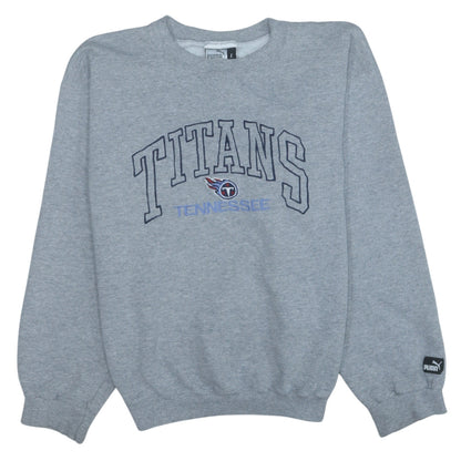 Puma Women Grey Tennessee Titans Sweatshirt L Crew Neck