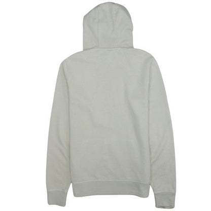 Tommy Hilfiger Mens Beige Pullover Hoodie L Vintage Fit Logo Fleece