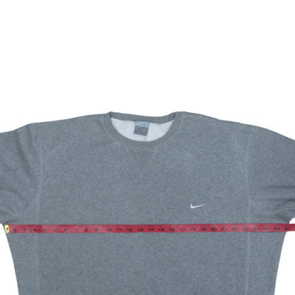 Nike Men's Grey XL Pullover Crew Neck Fleece Sweatshirt