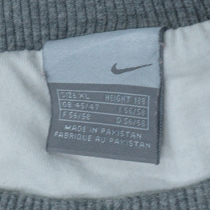 Nike Men's Grey XL Pullover Crew Neck Fleece Sweatshirt