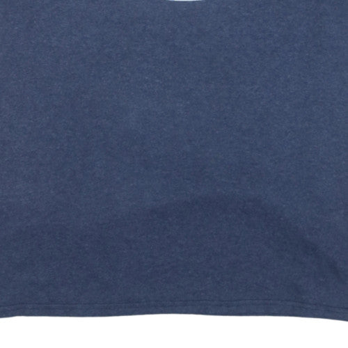 Champion Men's Blue XL Graphic Logo Crew Neck T-Shirt