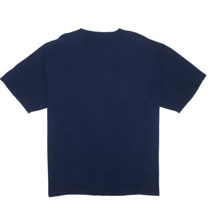 Majestic Men's Navy Atlanta Braves 2XL Crew Neck Graphic T-Shirt