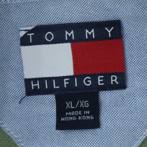 Tommy Hilfiger Men's Green XL Regular Fit Classic Polo Shirt