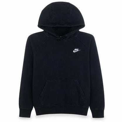Nike Womens Black Pullover Hoodie Medium Hooded Sweatshirt