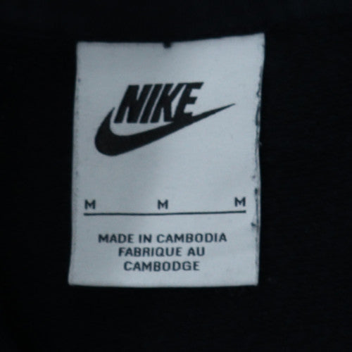 Nike Womens Black Pullover Hoodie Medium Hooded Sweatshirt