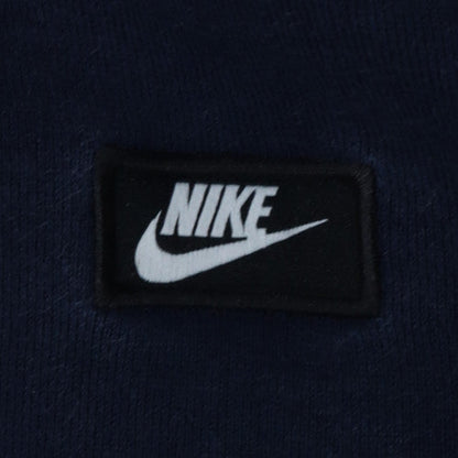 Nike Men's Blue Full Zip Hoodie L Cotton Fleece Sportswear