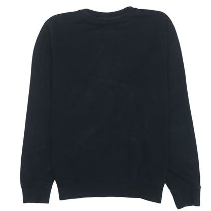 Nike Men Black Small Pullover Sweatshirt Crew Neck Fleece