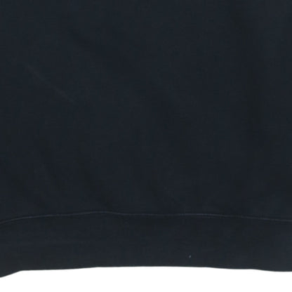 Nike Men Black Small Pullover Sweatshirt Crew Neck Fleece