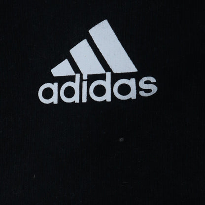 Adidas Women Black Crew Neck Pullover Sweatshirt XL 20-22