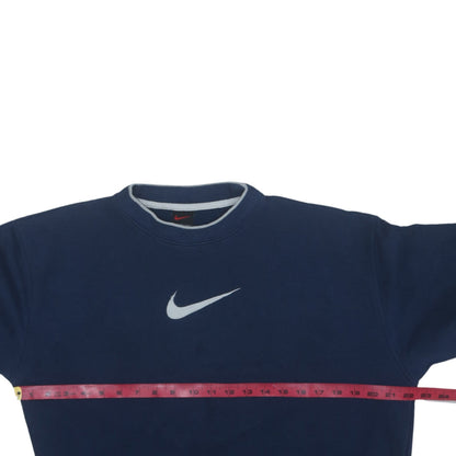Nike Women’s Blue Crew Neck Pullover Sweatshirt XL Classic Fit