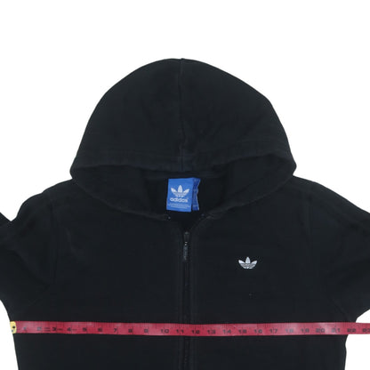 Adidas Men's Black Full Zip Hoodie Medium Regular Fit