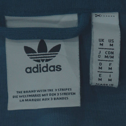 Adidas Men's Blue Full Zip Track Jacket Size M Regular Fit