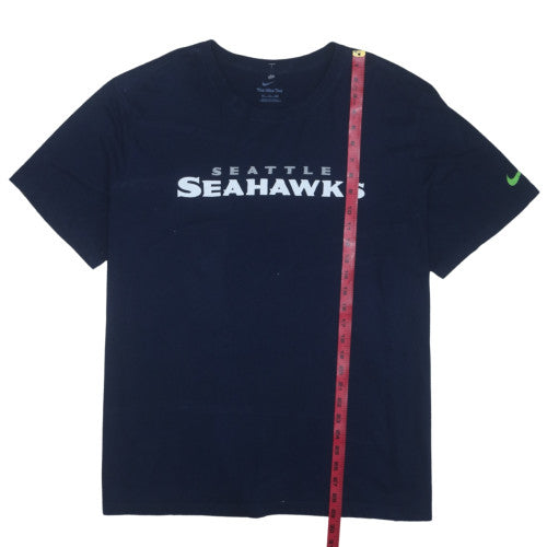 Nike Men's Navy Seattle Seahawks XL Crew Neck Graphic T-Shirt