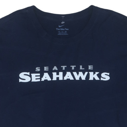 Nike Men's Navy Seattle Seahawks XL Crew Neck Graphic T-Shirt