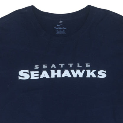 Nike Men's Navy Seattle Seahawks XL Crew Neck Graphic T-Shirt