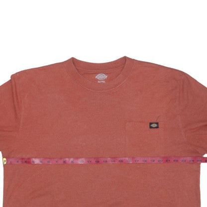 Dickies Men's Brown XLT Crew Neck Short Sleeve Work T-Shirt