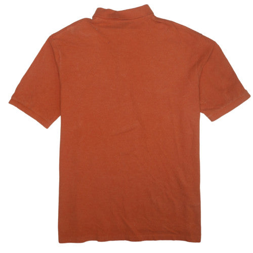 Ralph Lauren Men's Orange Cotton Short Sleeve Polo Shirt XL