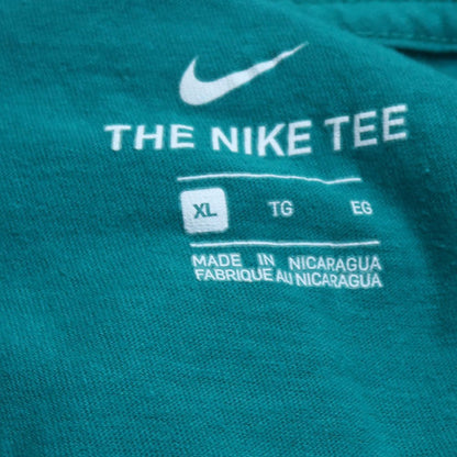 Nike Men's Teal XL Crew Neck Graphic Sports T-Shirt
