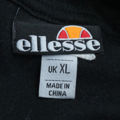 Ellesse Men's Black XL Pullover Hoodie Graphic Logo Sportswear