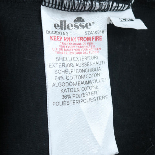 Ellesse Men's Black XL Pullover Hoodie Graphic Logo Sportswear