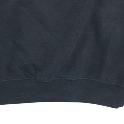 Nike Womens Black Blue Logo Crew Neck Pullover Sweatshirt M