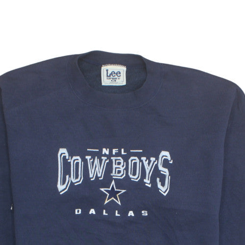 Lee Sport Men's Navy Dallas Cowboys NFL Graphic Sweatshirt XL