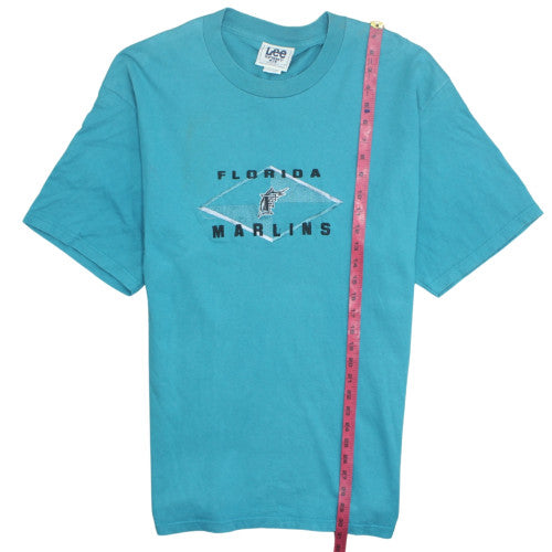 Lee Sport Men's Blue Florida Marlins Classic Cotton T-Shirt XL
