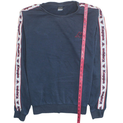 Kappa Men's Blue XL Pullover Sweatshirt Sports Logo Crew Neck