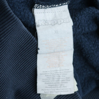Kappa Men's Blue XL Pullover Sweatshirt Sports Logo Crew Neck