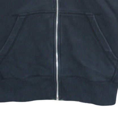 Nike Men's Black Full Zip Hoodie XL Fleece Cotton Blend Athletic Dept