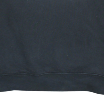 Adidas Womens Black Crew Neck Logo Sweatshirt UK 12