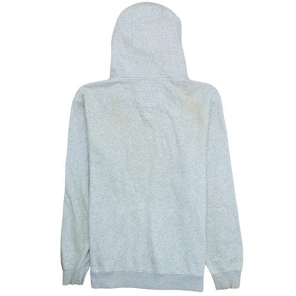 Quiksilver Men’s Grey Pullover Hoodie XL Logo Surf Fleece