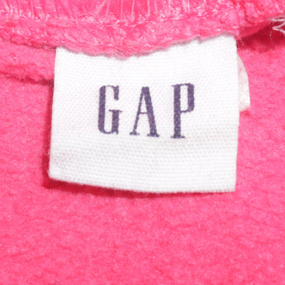 GAP Women Pink Pullover Hoodie XL Cotton Blend Logo Casual