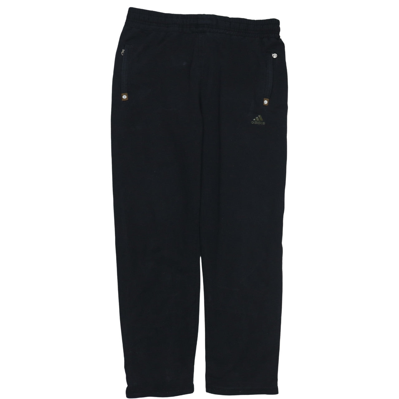 Adidas Women’s Black Fleece Track Pants L Regular Fit Activewear