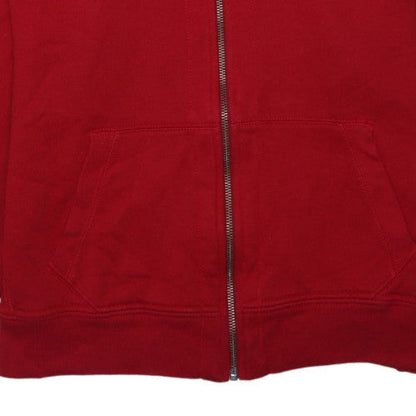 Ralph Lauren Men's Red Full Zip Hoodie 2XL Classic Fleece Jacket