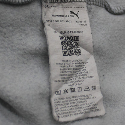 Puma Men's Grey 4XL Pullover Crew Neck Sweatshirt