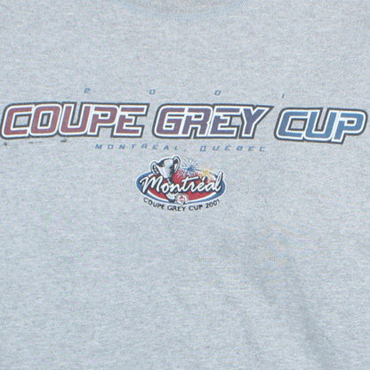 Puma Men's Grey Coupe Grey Cup Montreal 2001 XL Sweatshirt
