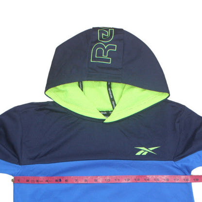 Reebok Boys Blue Navy Pullover Hoodie 15-16 Years Athletic Style