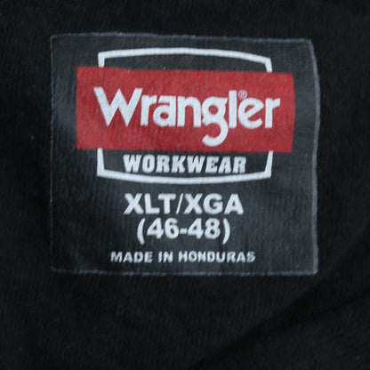 Wrangler Workwear Men's Black XLT Crew Neck Cotton T-Shirt