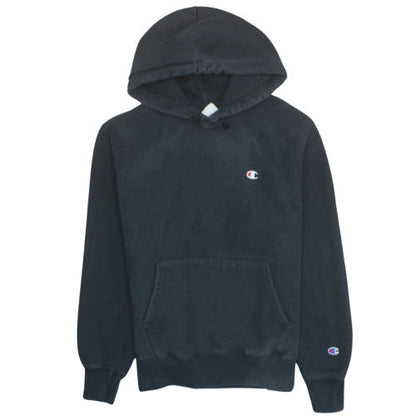 Champion Mens Black Medium Pullover Hoodie Classic Fit