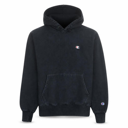 Champion Mens Black Medium Pullover Hoodie Classic Fit