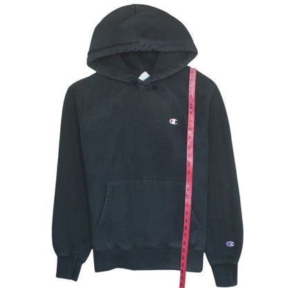 Champion Mens Black Medium Pullover Hoodie Classic Fit