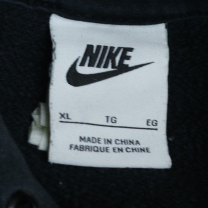 Nike Women's Black Pullover Hoodie XL with Logo Detail