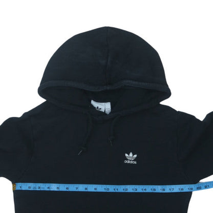 Adidas Men's Black Small Pullover Hoodie Sweatshirt Fleece