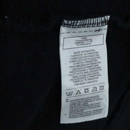 Adidas Men's Black Small Pullover Hoodie Sweatshirt Fleece