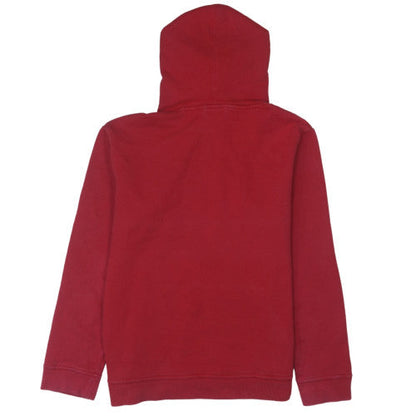 Adidas Men's Red Pullover Hoodie Size L Regular Fit Sportswear