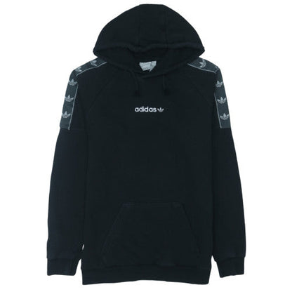 adidas Mens Black Pullover Hoodie Size M Sports Fleece Sweatshirt